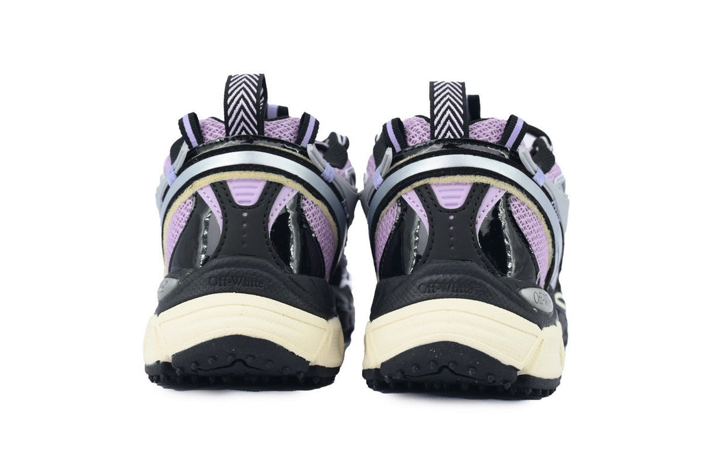 Off-White Be Right Back Women's Men's Shoes | Lavender & Silver Mesh Retro Sneakers