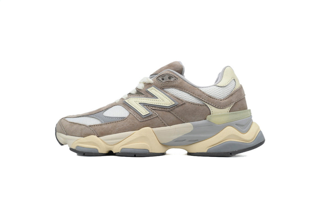 New Balance 9060 Women's & Men's Taupe Cream Chunky Retro Sneakers