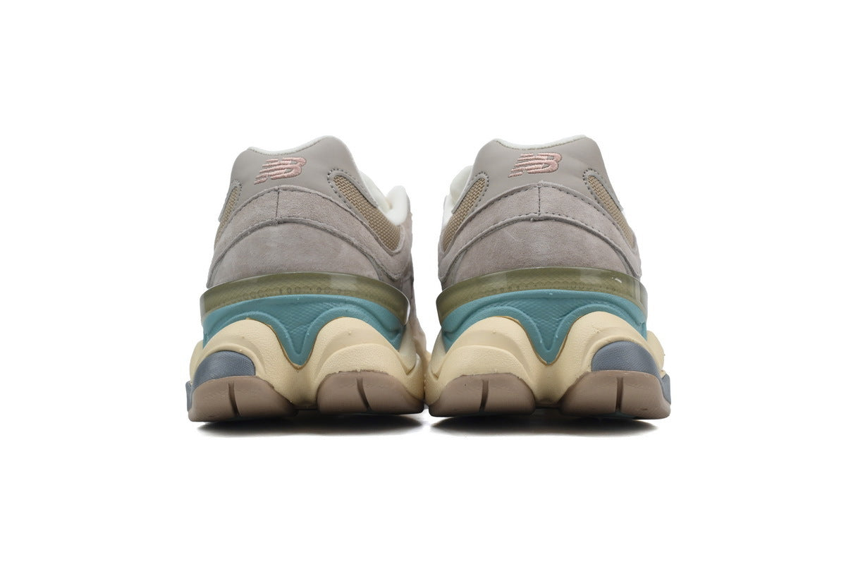 New Balance 9060 Women's & Men's Chunky Retro Sneakers - Beige & Teal