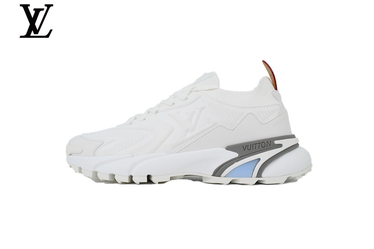 Louis Vuitton shoes for man  women Run Away Sneaker – White Knit