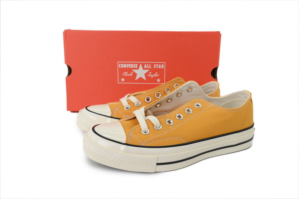 Converse Chuck 70 Women's Men's Shoes | Mustard Yellow Low-Top Canvas Sneakers