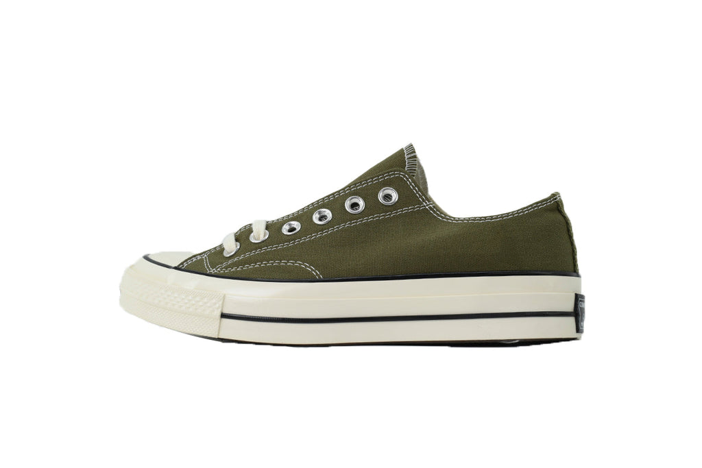 Converse Chuck 70 Women's Men's Shoes | Olive Green Low-Top Canvas Sneakers