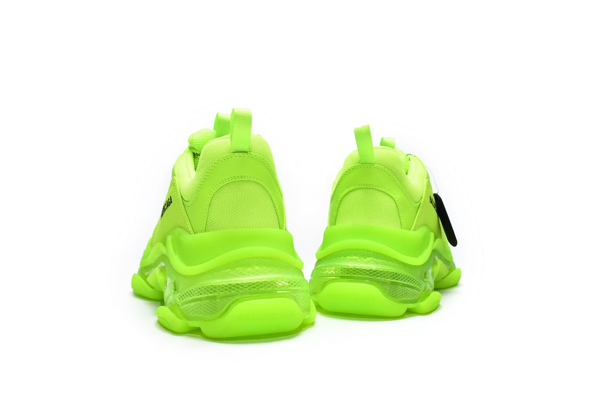 Balenciaga men's shoes Track Triple S Clear Sole Sneakers balenciaga runners Light green