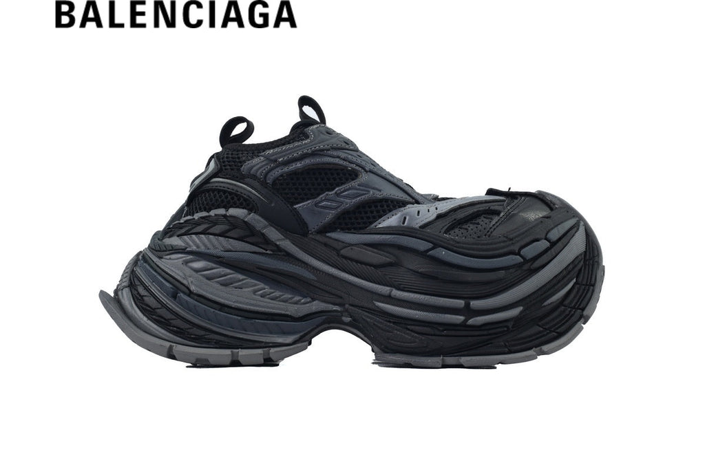 Balenciaga Cargo men's shoes  women sneakers in Black and Grey