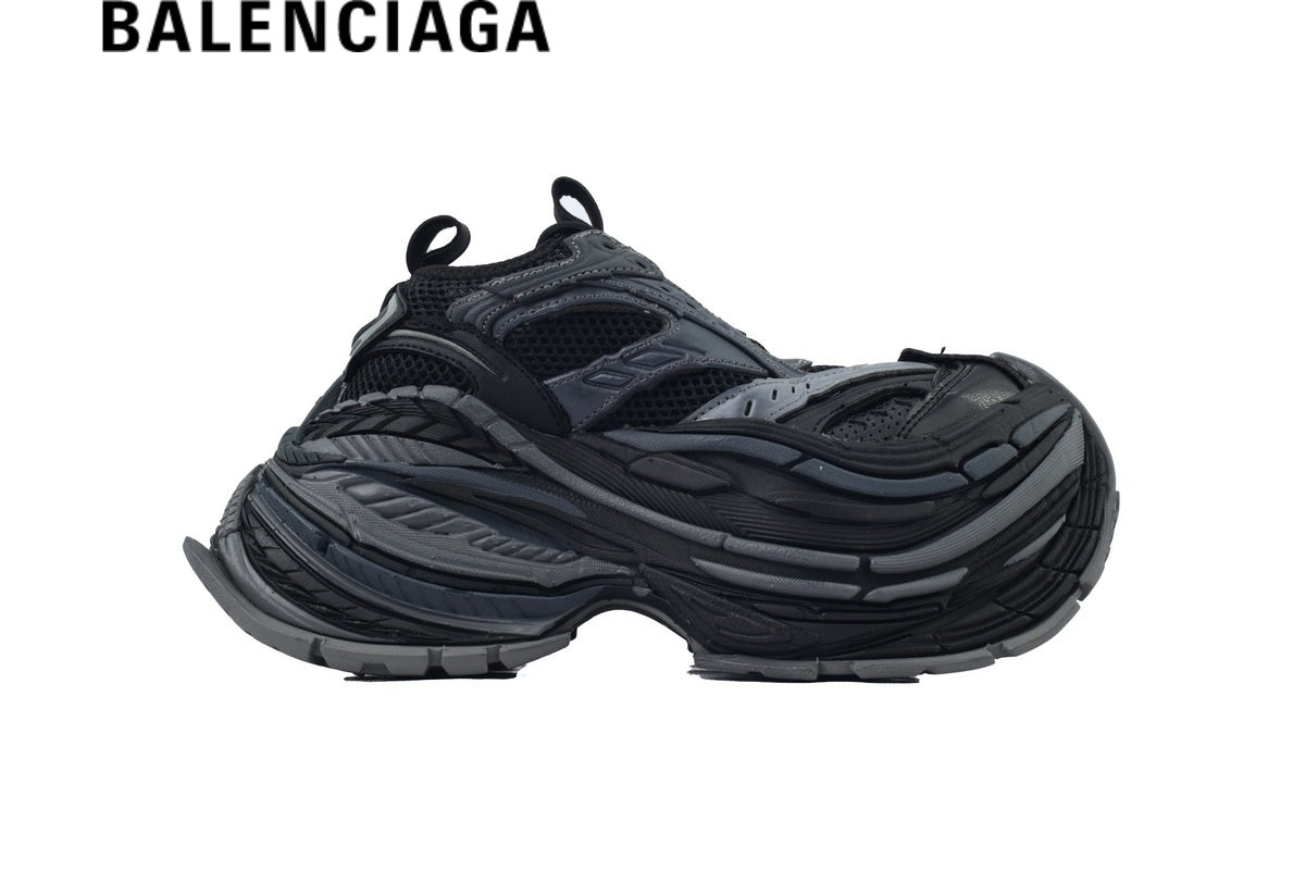 Balenciaga Cargo men's shoes  women sneakers in Black and Grey