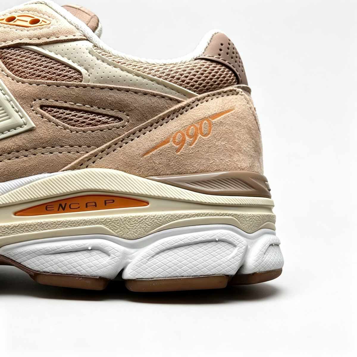New Balance 990v3 Sepia Stone Made in USA Women's & Men's Beige Retro Sneakers