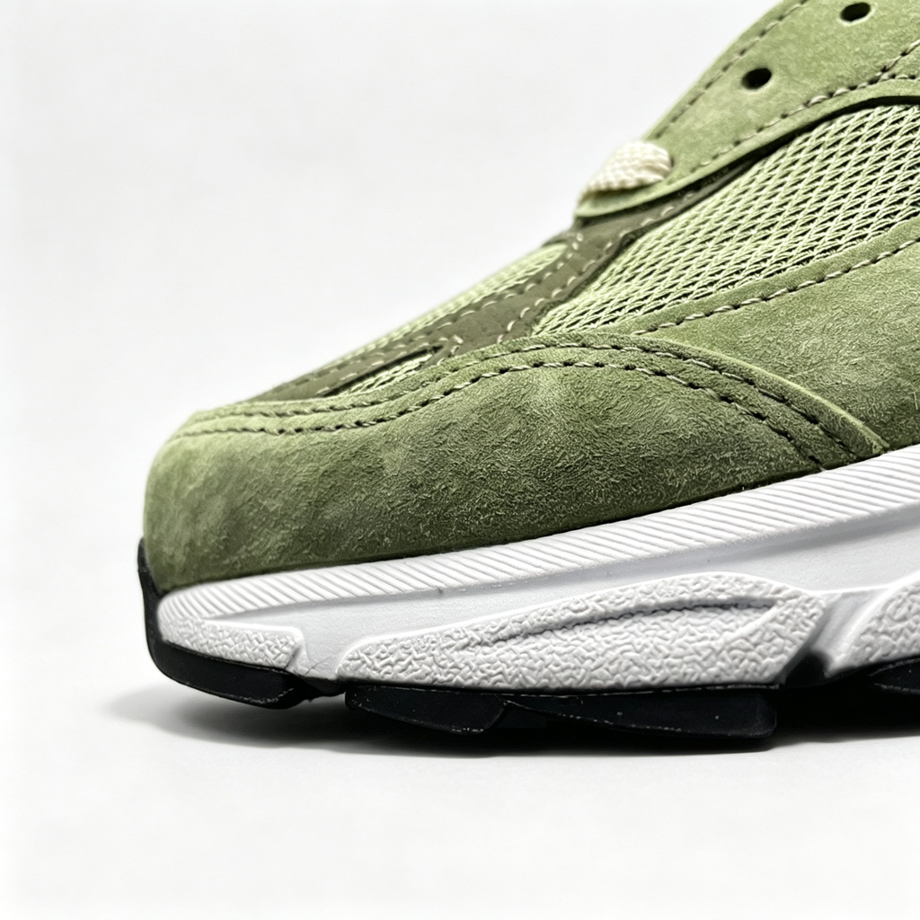 New Balance 990v3 Olive Black Women's & Men's Retro Lifestyle Sneakers