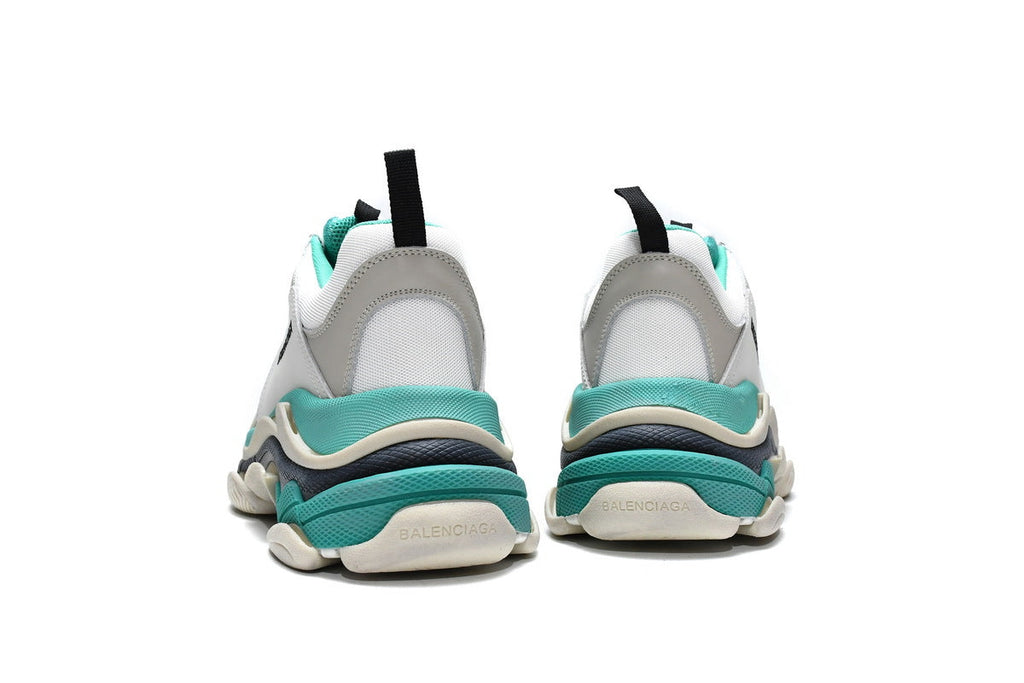 Balenciaga men's shoes Track Sneaker Triple S Sneakers balenciaga runners White-green
