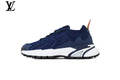 Louis Vuitton LV shoes for man  women Run Away Sneaker – Navy & White