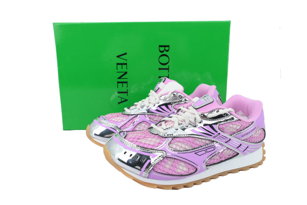 Bottega Veneta dolce manolo blahnik  shoes Orbit Sneakers Silvery pink