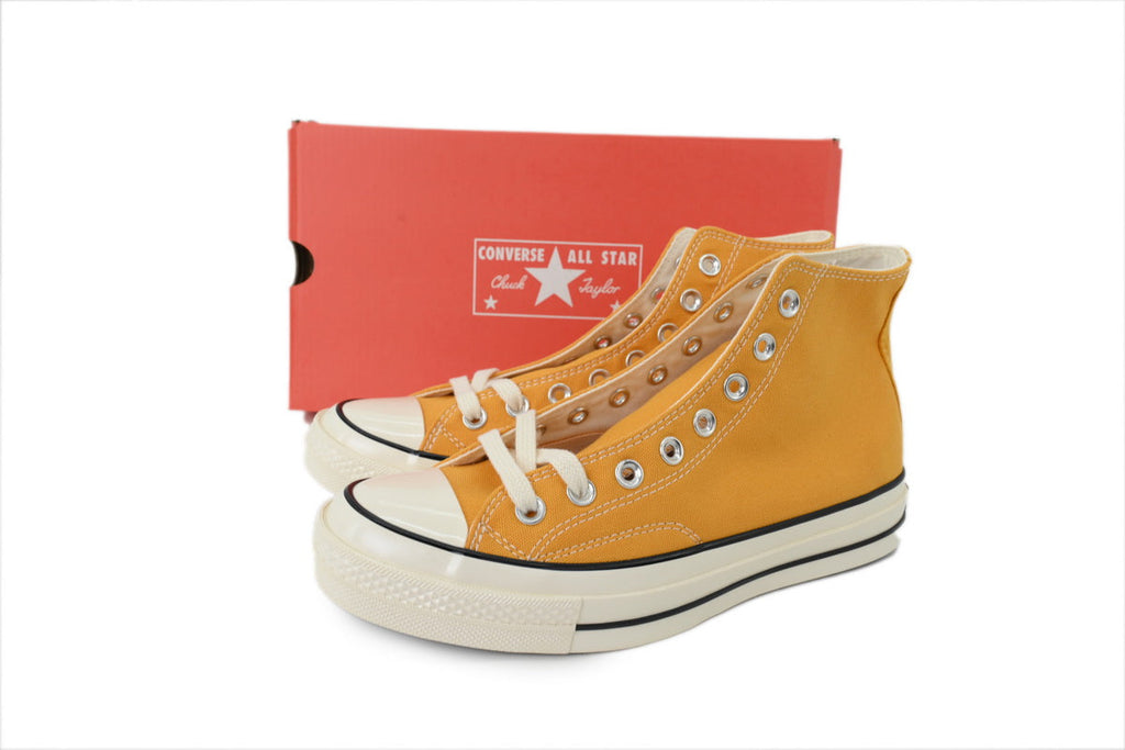 Converse Chuck 70 Women's Men's Shoes | Mustard Yellow High-Top Canvas Sneakers