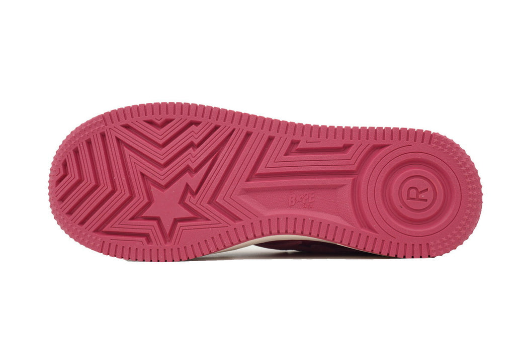 A BATHING APE BAPE STA Pink, Rose & Cream Sneakers | Women's & Men's Skate-Inspired Shoes