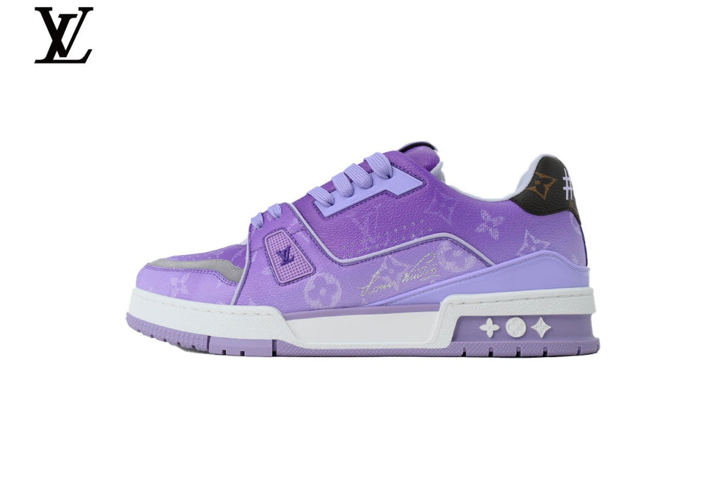 Louis Vuitton LV shoes for man  women Trainer Sneaker
