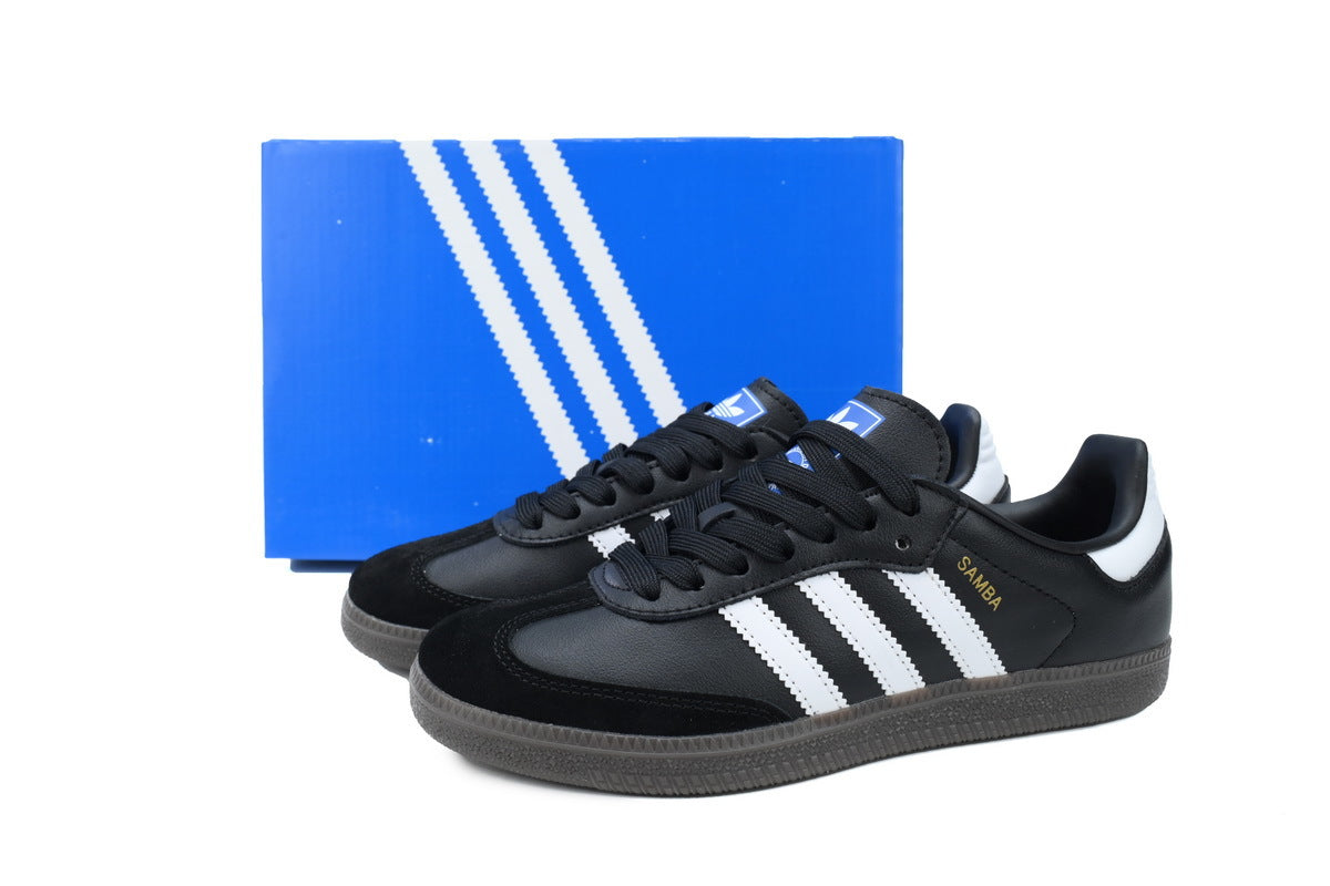 adidas samba  women's shoes  men's samba sneakers adidas samba  black OG – Classic Leather Sneakers