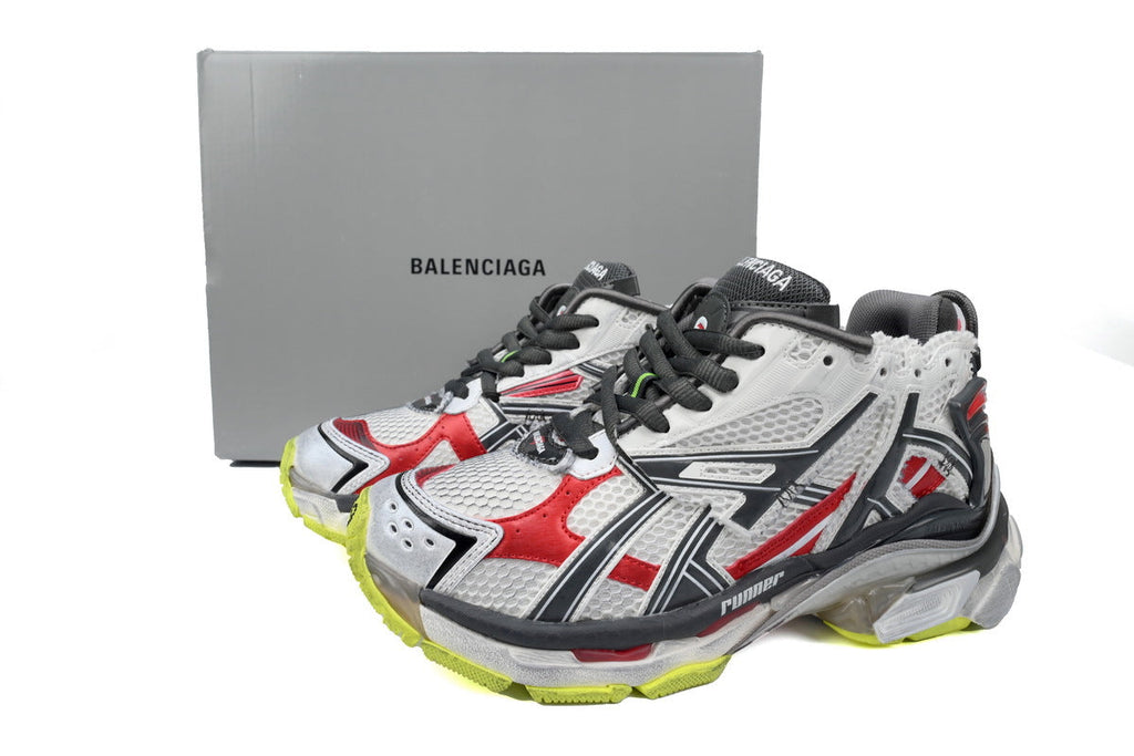 Balenciaga men's shoes Track  Runner Sneaker – Distressed Low-Top  balenciaga runners