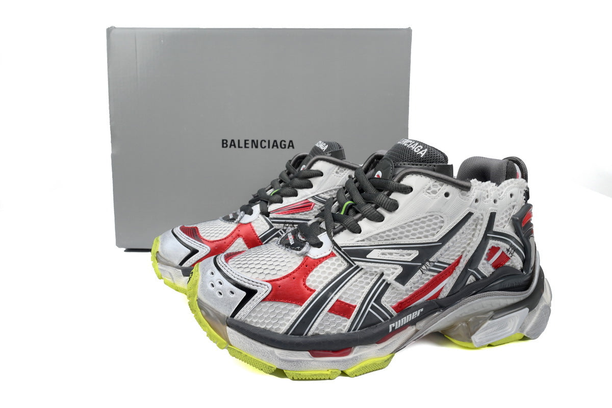 Balenciaga men's shoes Track  Runner Sneaker – Distressed Low-Top  balenciaga runners