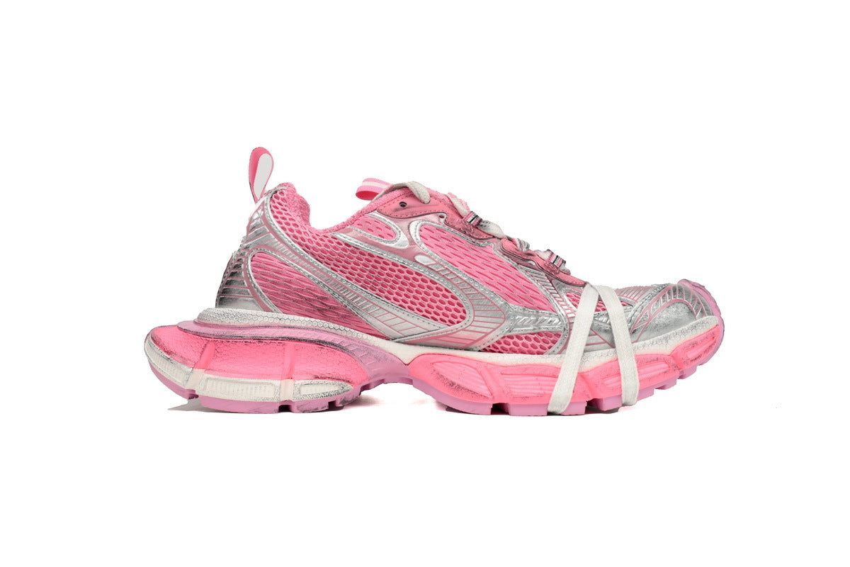 Balenciaga 3XL men's shoes Track Sneaker – Low-Top Chunky Sole balenciaga runners pink