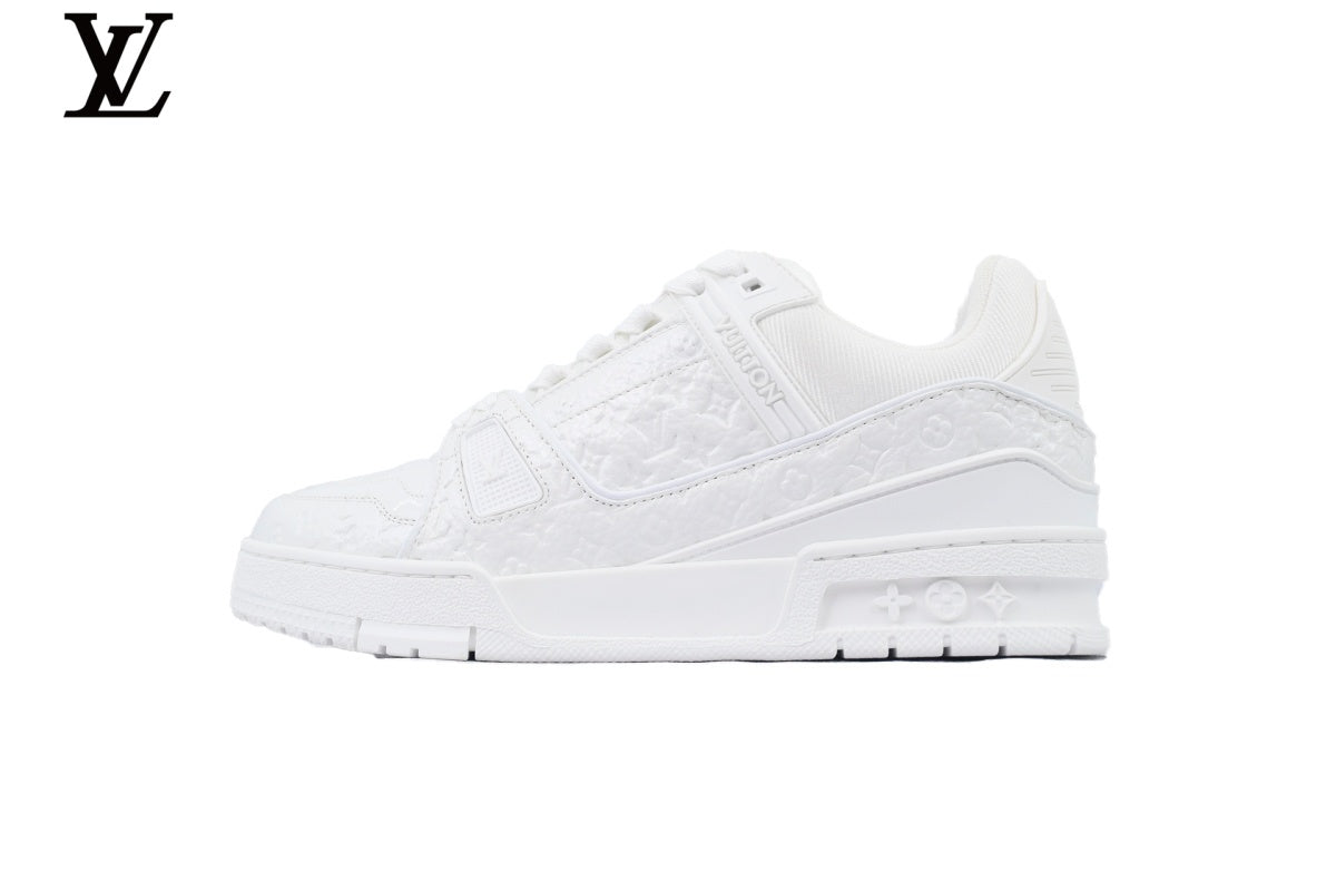 Louis Vuitton LV shoes for man  women Trainer Sneaker
