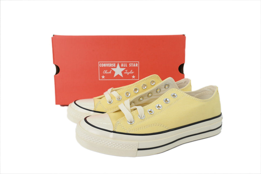 Converse Chuck 70 Women's Men's Shoes | Pale Yellow Low-Top Canvas Sneakers