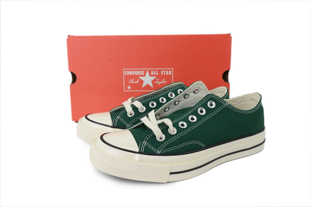 Converse Chuck 70 Women's Men's Shoes | Dark Green Low-Top Canvas Sneakers