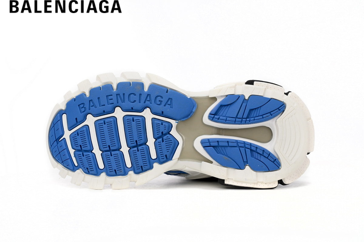 Balenciaga Track men's shoes  women sneakers - White & Blue