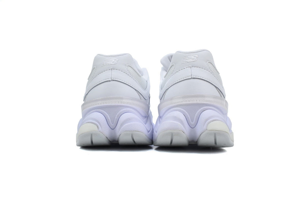 New Balance 9060 Women's & Men's All White Chunky Retro Sneakers