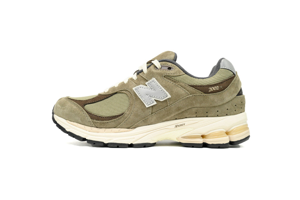 New Balance 2002R Women's & Men's Olive & Cream Retro Lifestyle Sneakers