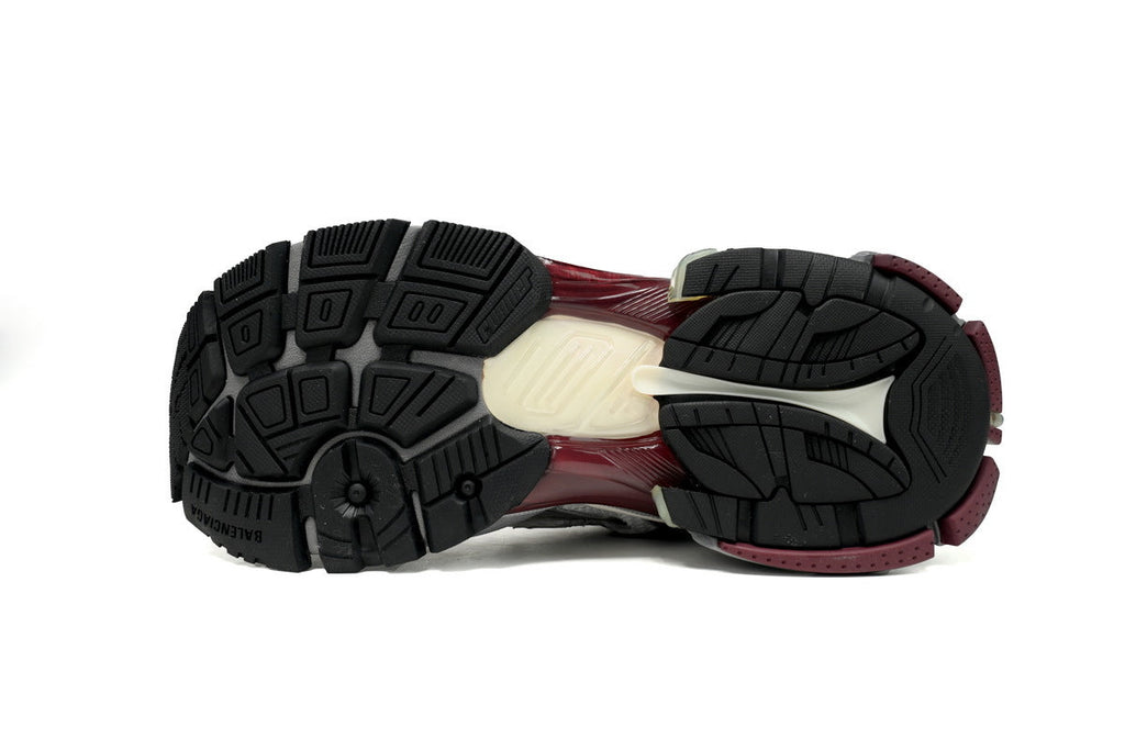 Balenciaga men's shoes Track Runner Sneaker – Distressed Low-Top balenciaga runners  White and red