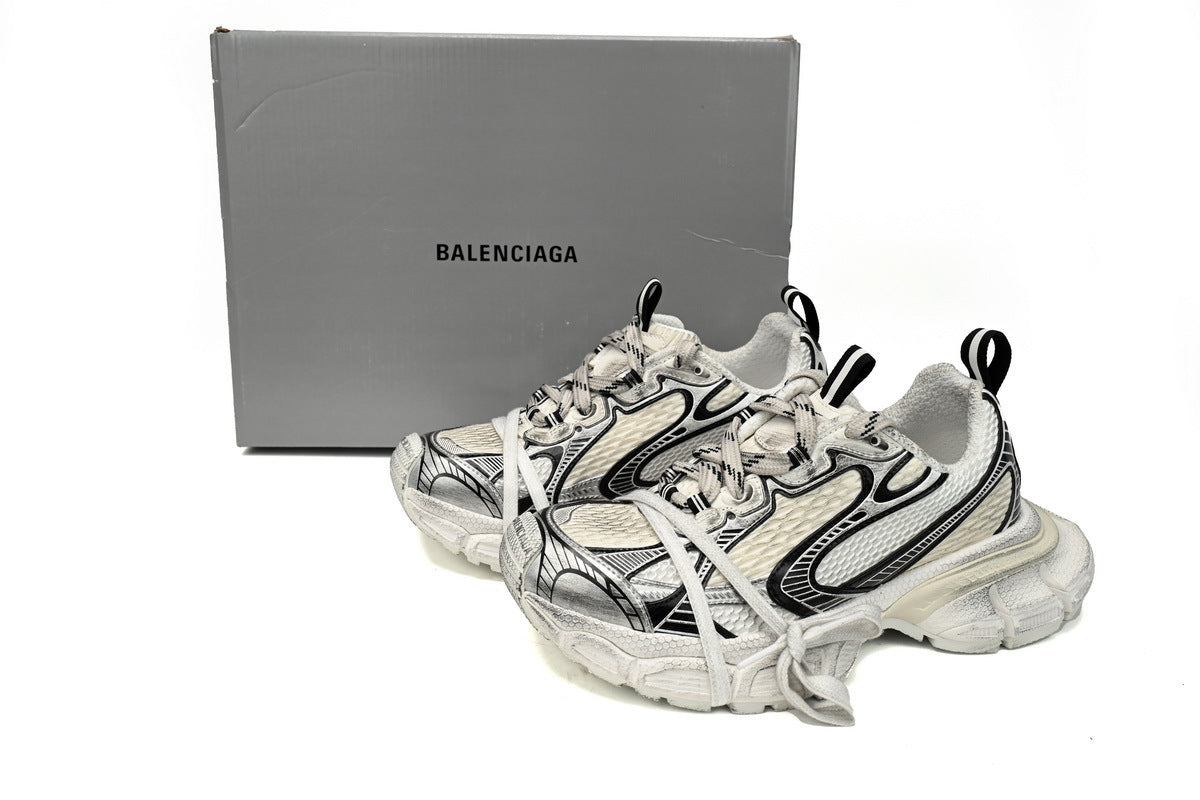 Balenciaga 3XL  men's shoes Track Sneaker – Low-Top Chunky Sole  balenciaga runners  White