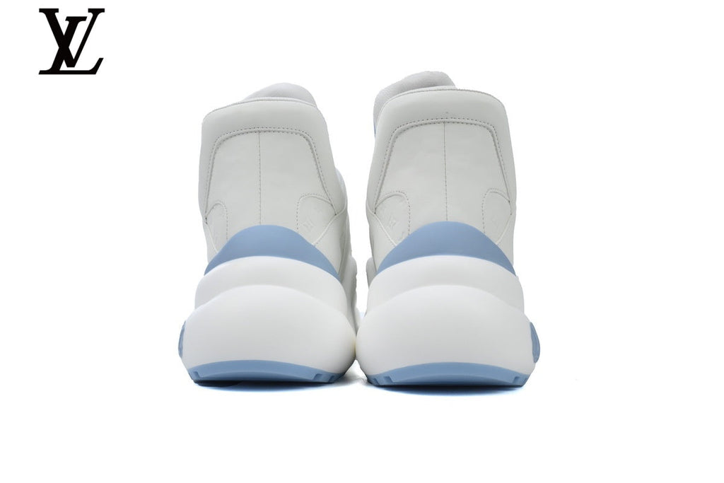 Louis Vuitton shoes for man  women Archlight Sneaker – White & Light Blue
