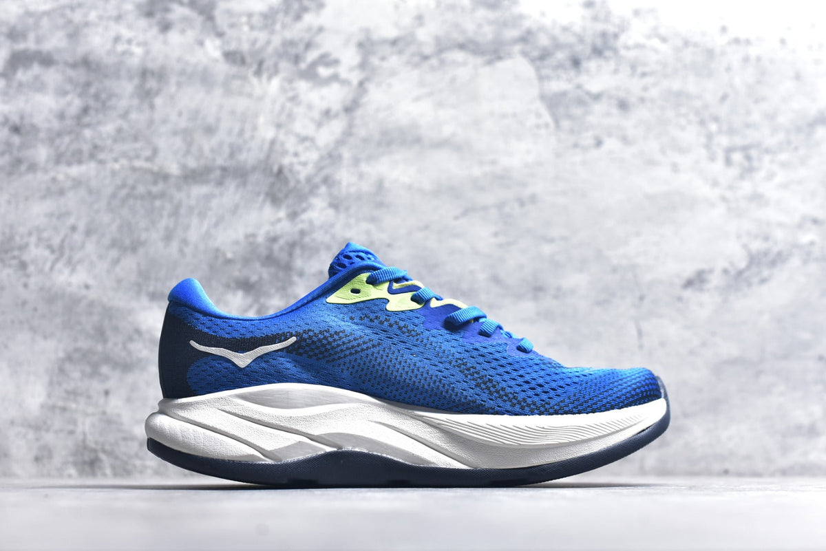 HOKA Rincon 4 Women's Men's Shoes | Royal Blue & White Mesh Running Sneakers