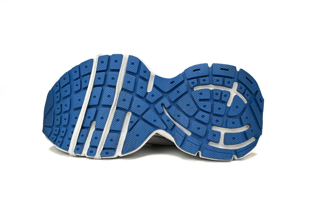 Balenciaga 3XL  men's shoes Track   Sneaker – Low-Top Chunky Sole  balenciaga runners White and blue