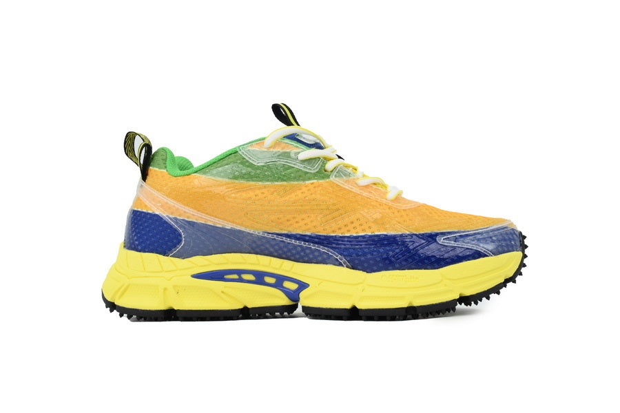 Off-White Be Right Back Women's Men's Yellow, Blue & Green Chunky Sneakers