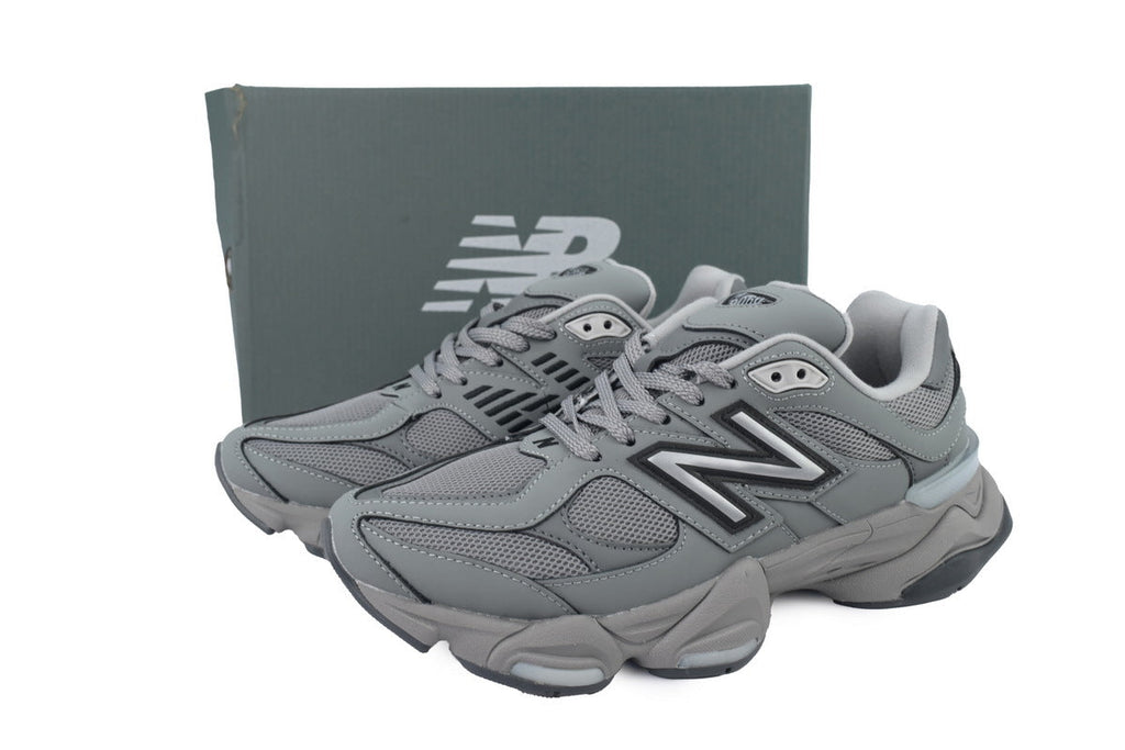 New Balance 9060 Women's & Men's Grey Chunky Retro Sneakers