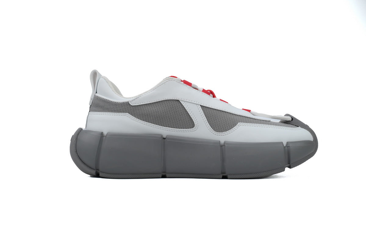 Prada America's Cup Sneakers slip ons womens  prada designer mens shoes grey