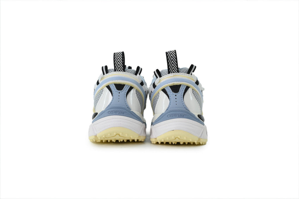Off-White Be Right Back Women's Men's Pale Blue & Silver Chunky Sneakers
