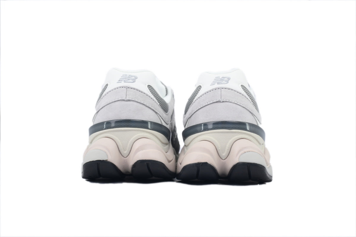New Balance 9060 Women's & Men's Grey & Cream Chunky Retro Sneakers