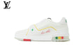 Louis Vuitton Trainer  shoes for man  women Sneaker – White Multicolor Accent