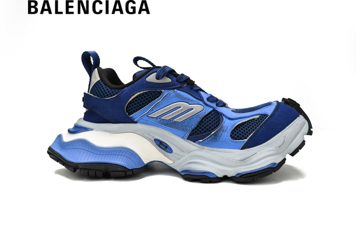 Balenciaga Cargo men's shoes  women sneakers Blue