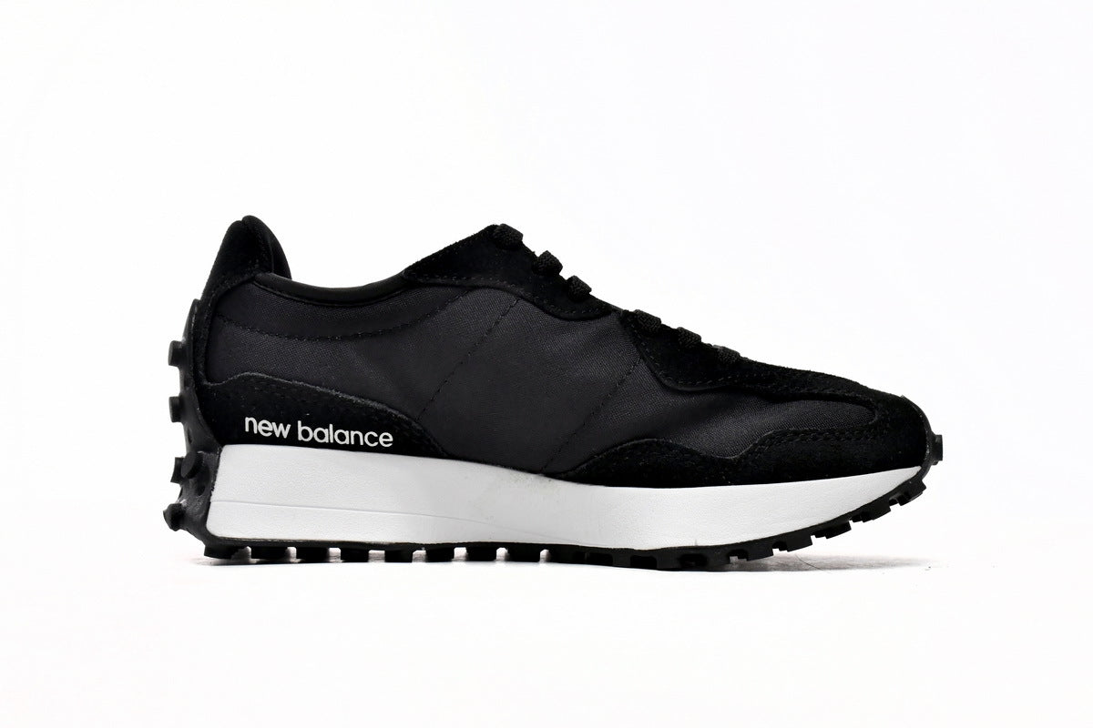 New Balance 327 Women's & Men's Retro Sneakers - Black & White