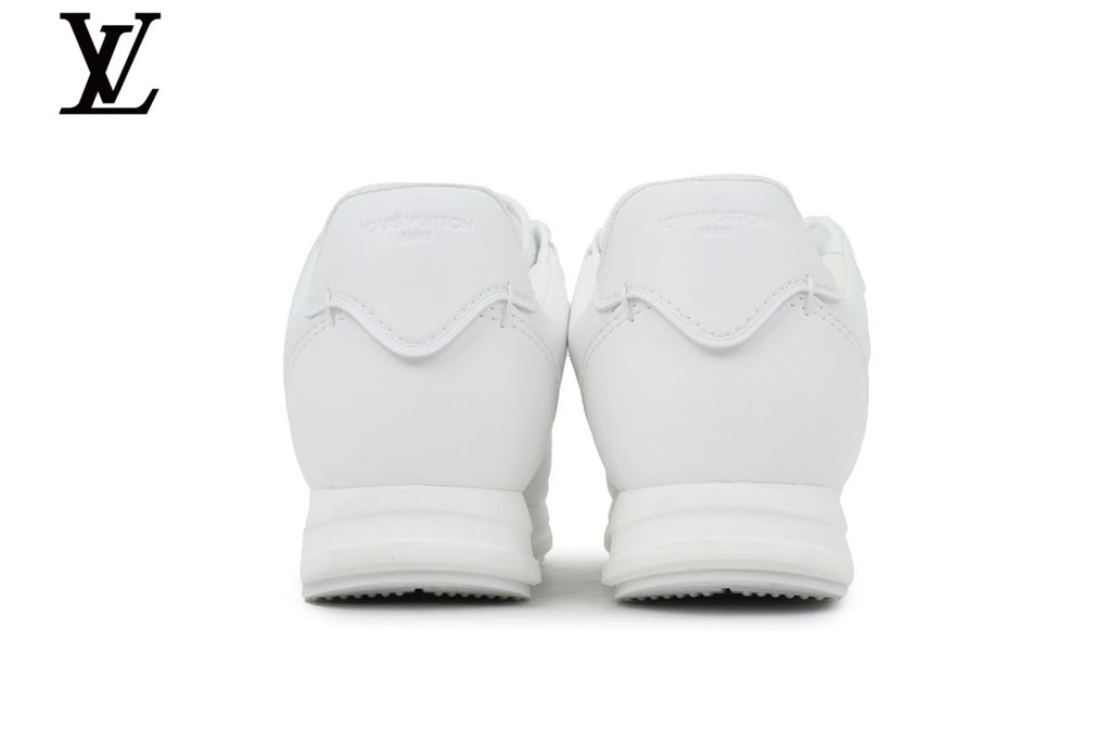 louis vuitton shoes for man  women sneakers White Leather Low-Top Sneakers