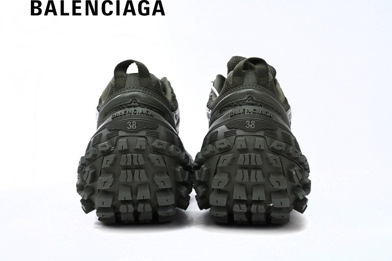 Balenciaga Defender men's shoes  women sneakers in Dark Green