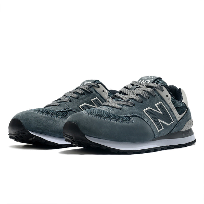 New Balance 574 Women's & Men's Slate Blue & Grey Retro Sneakers